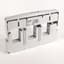 Busbar Support, 3P, 60mm Spacing, UL508A, For Double T Busbar