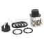800H 3 Pos Selector Switch, Spring Return, KE7 Cam, White