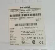 Siemens 6SE7024-7ED11-Z Siemens 6SE7024-7ED11-Z